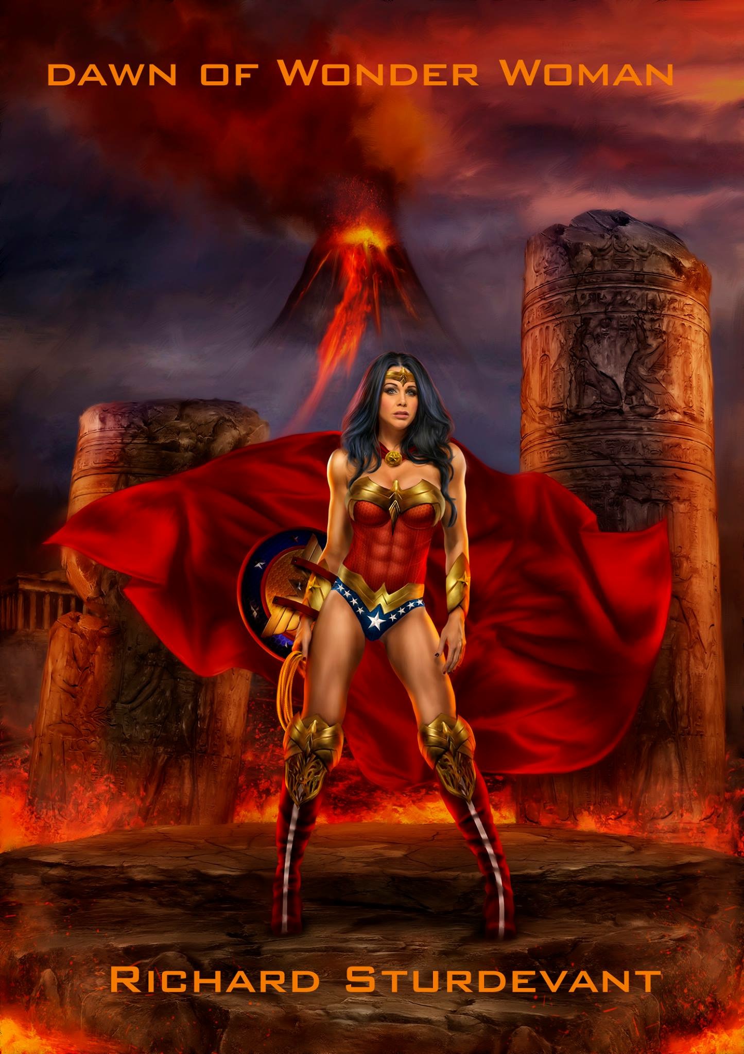 SturDaVinci Art Tools Dawn of Wonder Woman Background