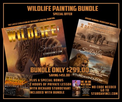 SturDaVinci Art Tools Wildlife Paint Bundle