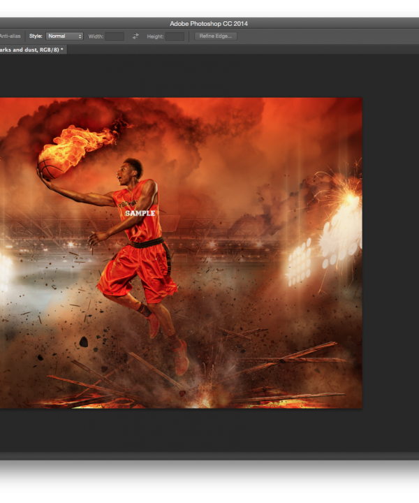 Exploding Basketball Dunk Screenshot