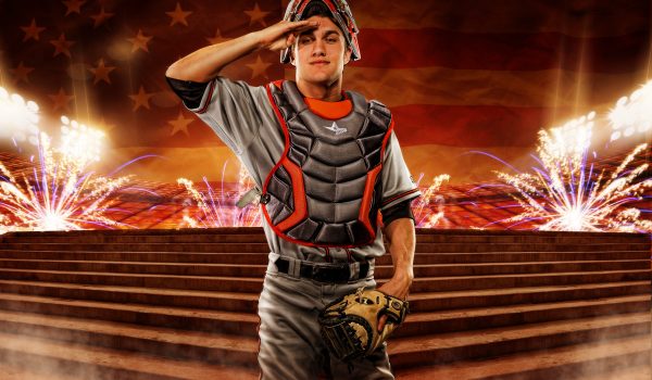 American Fireworks Background