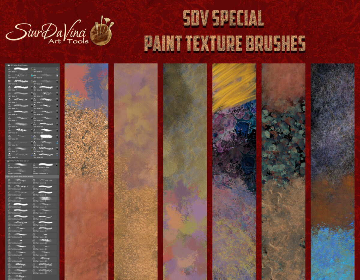 SturDaVinci Art Tools Texture and Mixer Brush